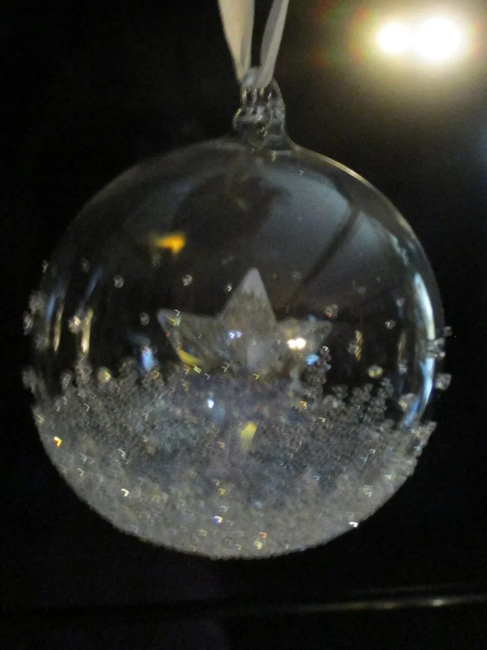 Swarovski 2014 Annual Christmas Star in Ball Ornament  in box